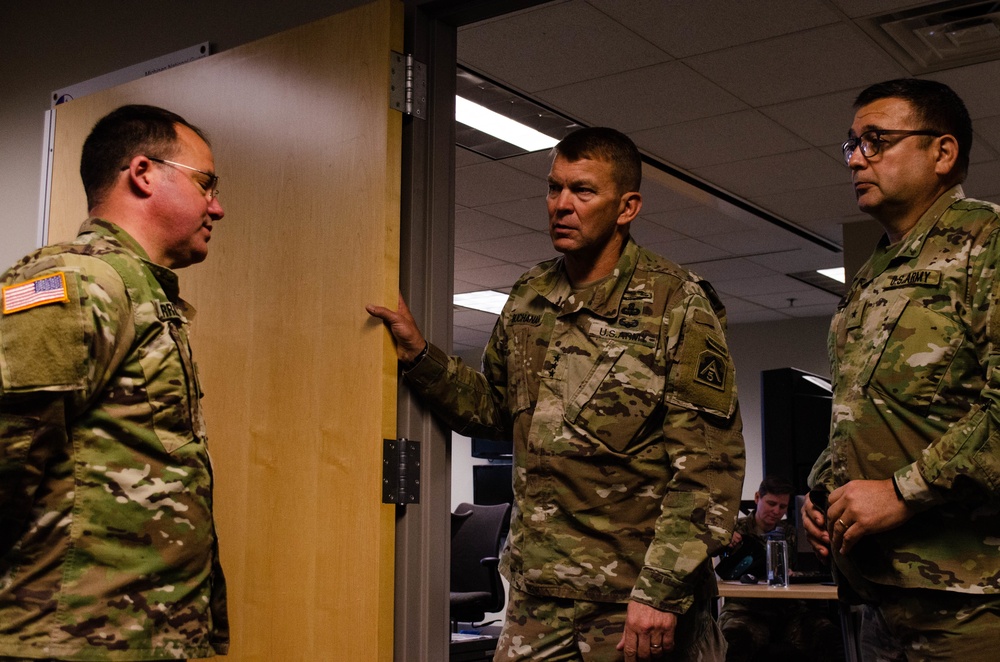 Lt. Gen. Jeffrey Buchanan visits Michigan National Guard During Exercise Northern Exposure