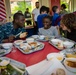 U.S. Sailors assigned to the John C. Stennis Carrier Strike Group (JCSCSG) volunteer at the Saint-Louis Primary School