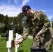 U.S. Sailors visit the Rhone American Cemetery