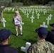 U.S. Sailors visit the Rhone American Cemetery