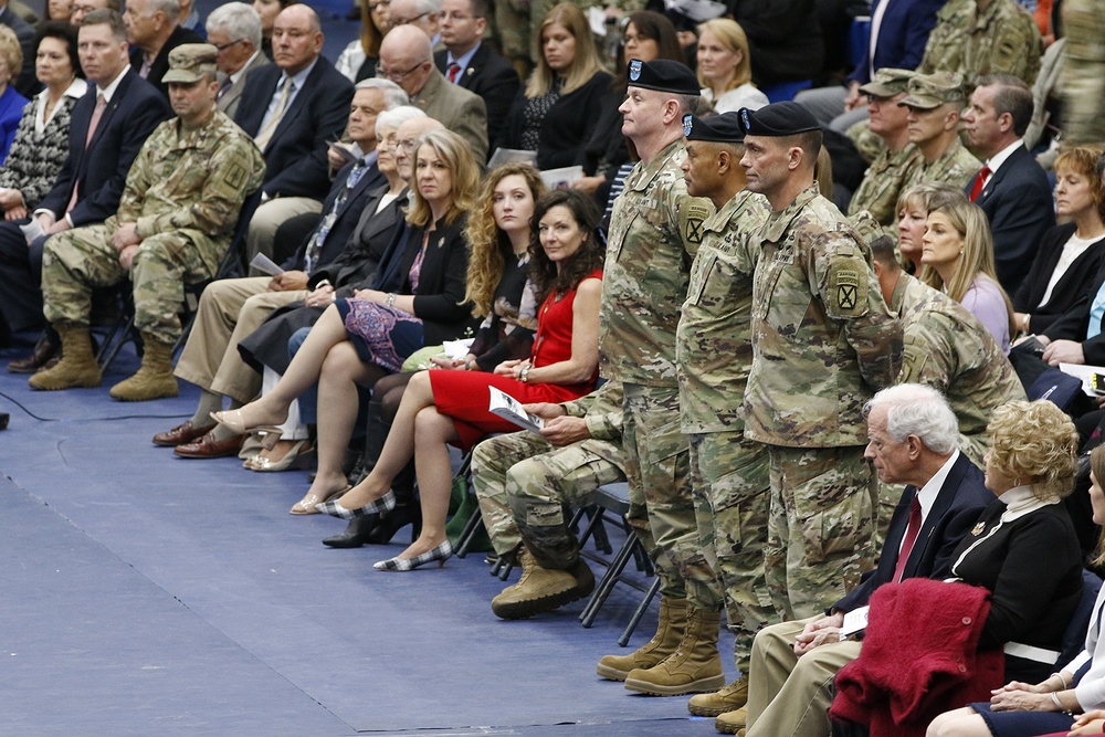 10th MTN DIV Change of Command