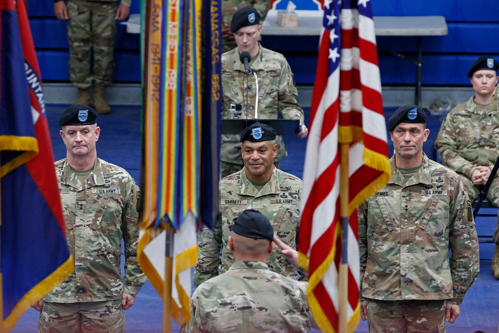 10th MTN DIV Change of Command