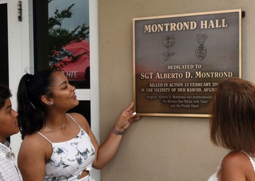 GSB HQ Dedicated In Memoriam of Sgt. Alberto D. Montrond