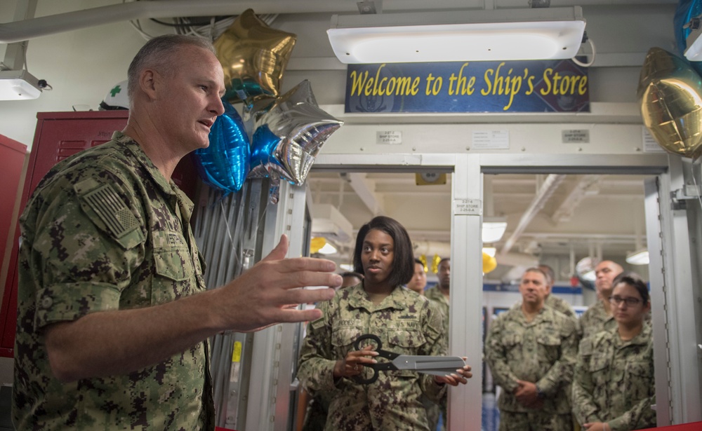 USS Makin Island re-opens the ship’s store