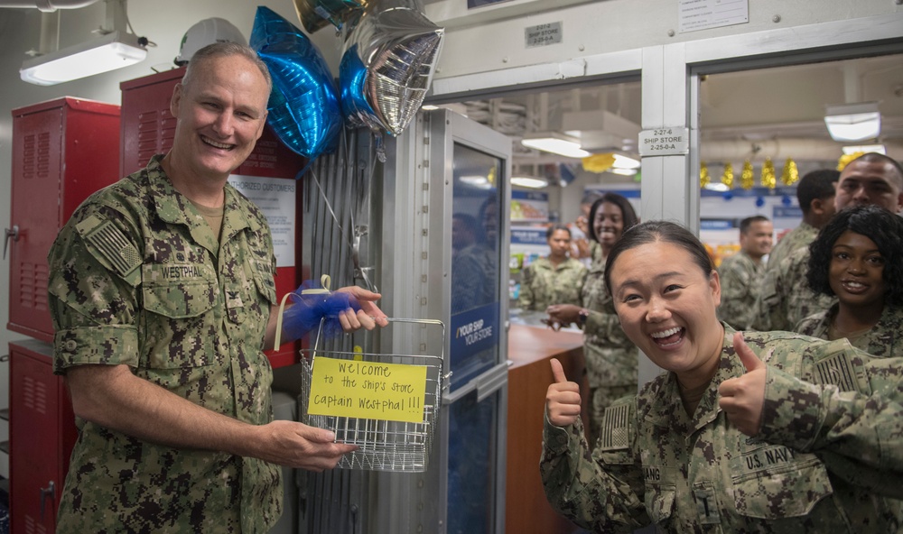 USS Makin Island re-opens the ship’s store