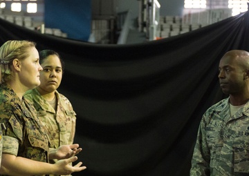 Director of Civil-Military Engagement Policy visits Lares IRT Site