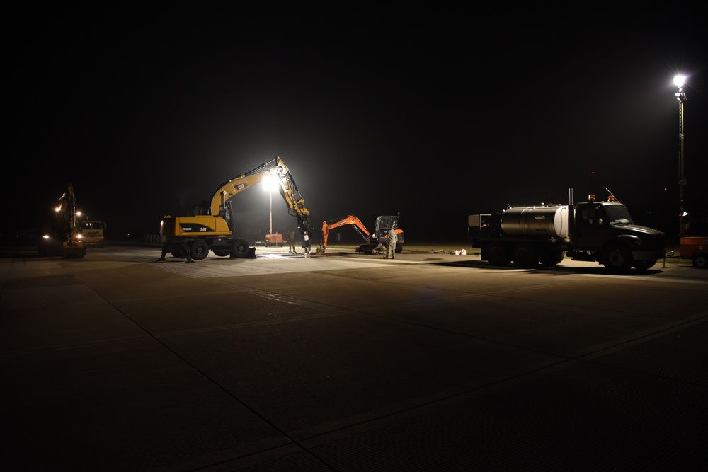 8th CES repairs Kunsan's runway in record time