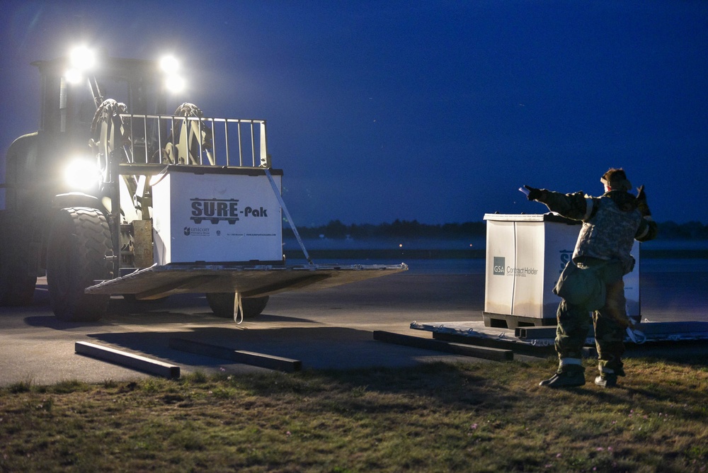 123rd Contingency Response Group establishes aerial port during Michigan exercise