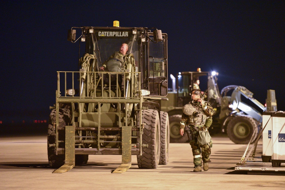 123rd Contingency Response Group establishes aerial port during Michigan exercise