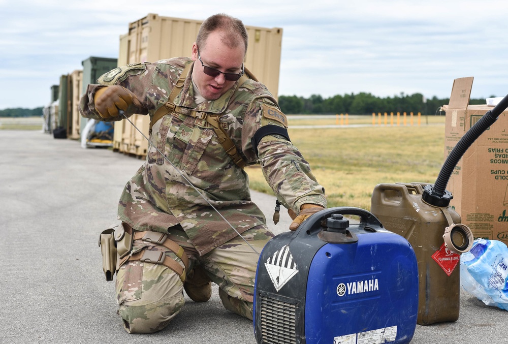 123rd CRG establishes JTF-PO at Michigan exercise