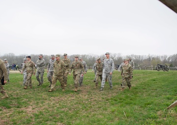 AFDW squadron commanders visit historic battlefield
