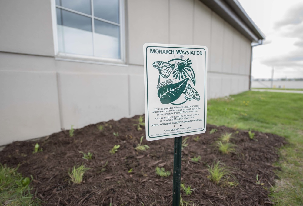 The 88th Civil Engineer Group environmental branch kick off Earth Day