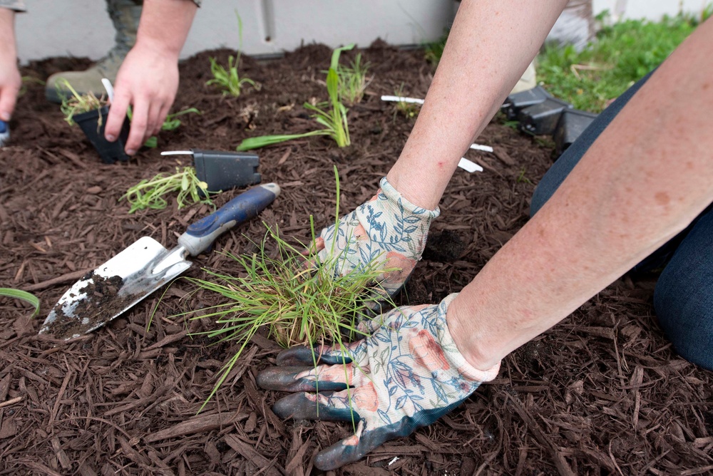 The 88th Civil Engineer Group environmental branch kick off Earth Day