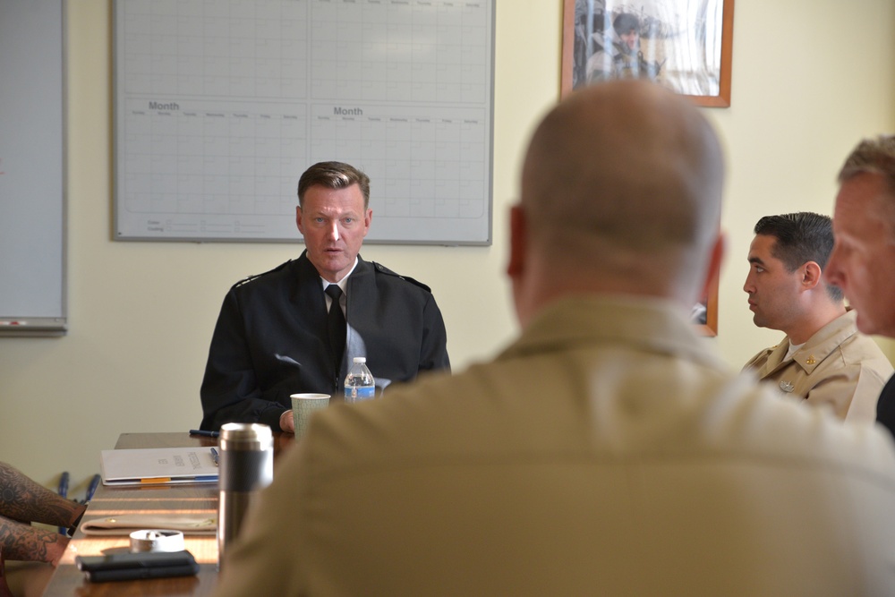 NETC Commander Visits CSCSU Great Lakes