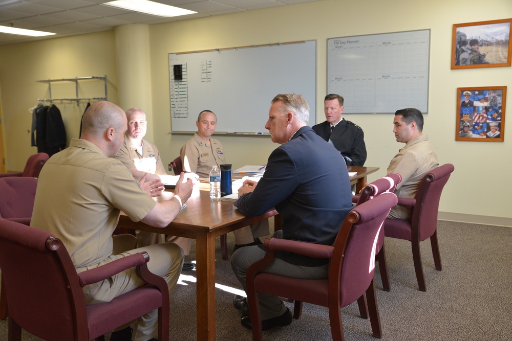 NETC Commander Visits CSCSU Great Lakes