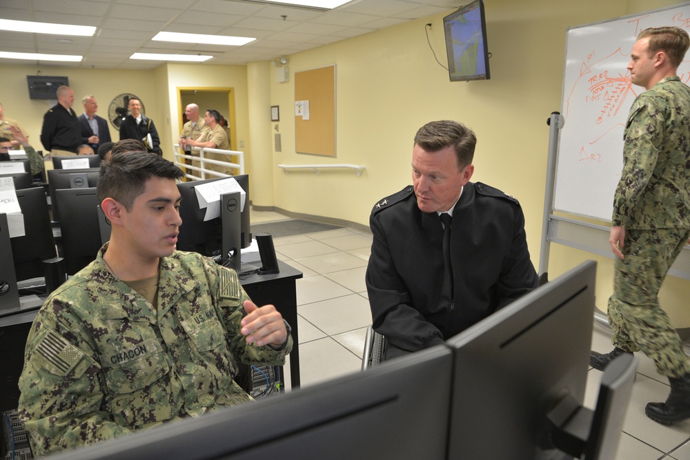 NETC Commander Visits CSCSU Great Lakes