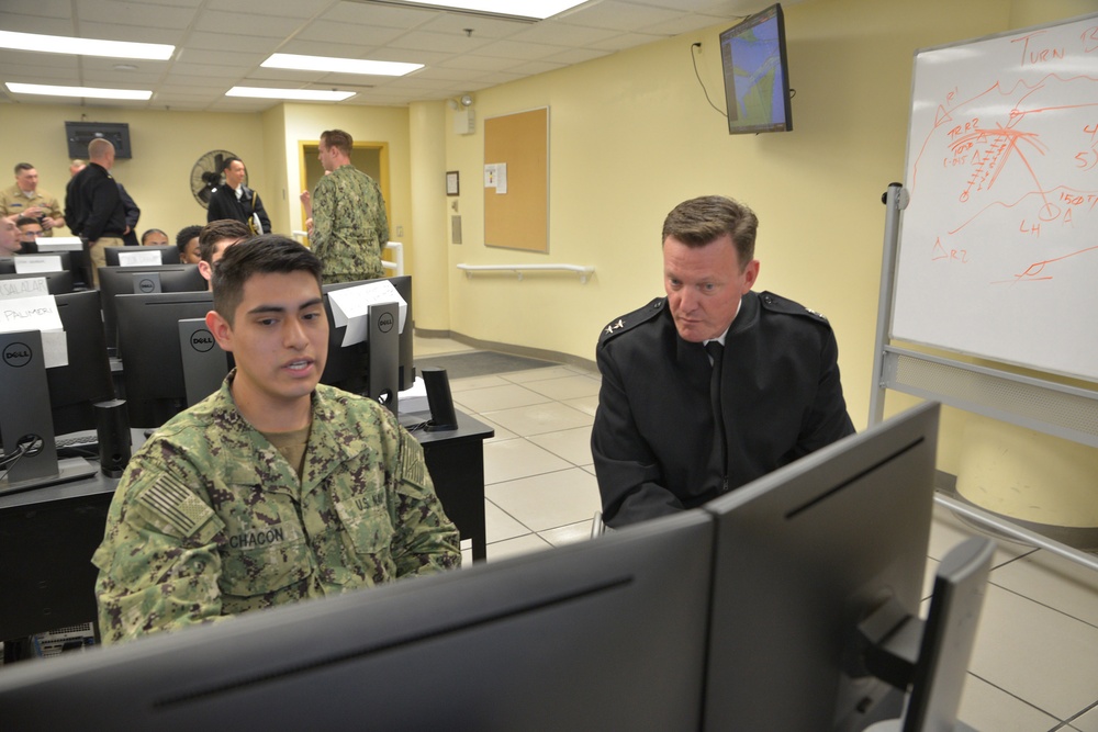 NETC Commander Visits CSCSU Great Lakes