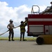 9th CES fire fighters test, certify firehoses