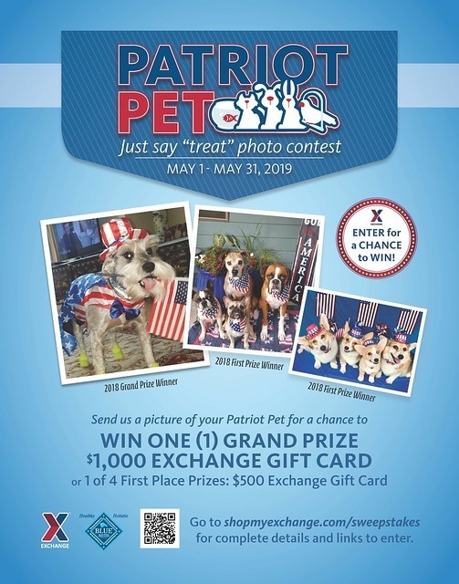 Exchange Patriot Pet Photo Contest