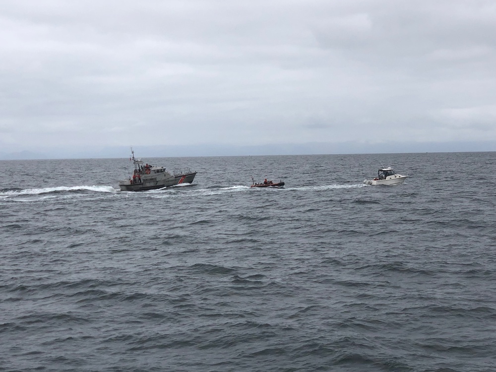 Coast Guard rescue and assist of vessel in distress near Neah Bay