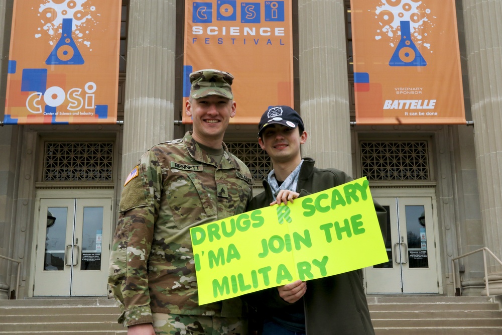 Ohio National Guard Counterdrug Task Force supports drug-free teens during We Are The Majority Rally