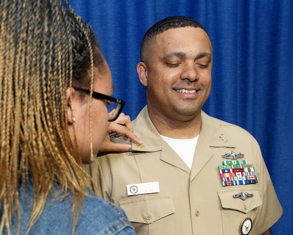 Master Chief Frocked at Navy Medicine West