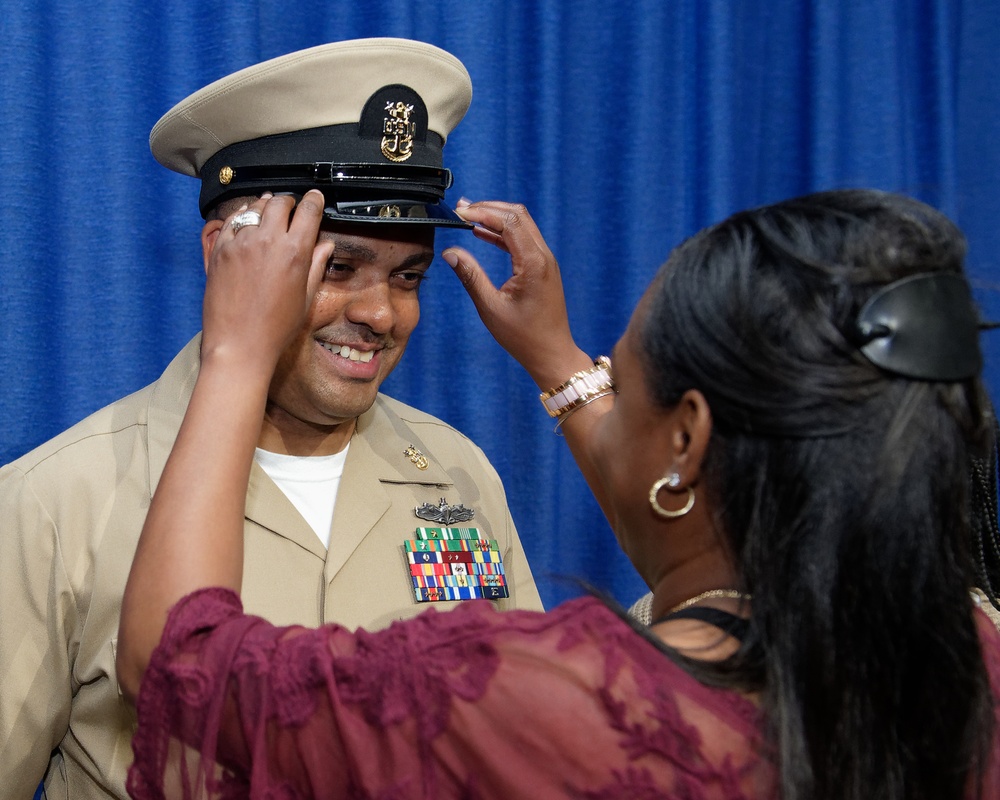 Master Chief Frocked at Navy Medicine West