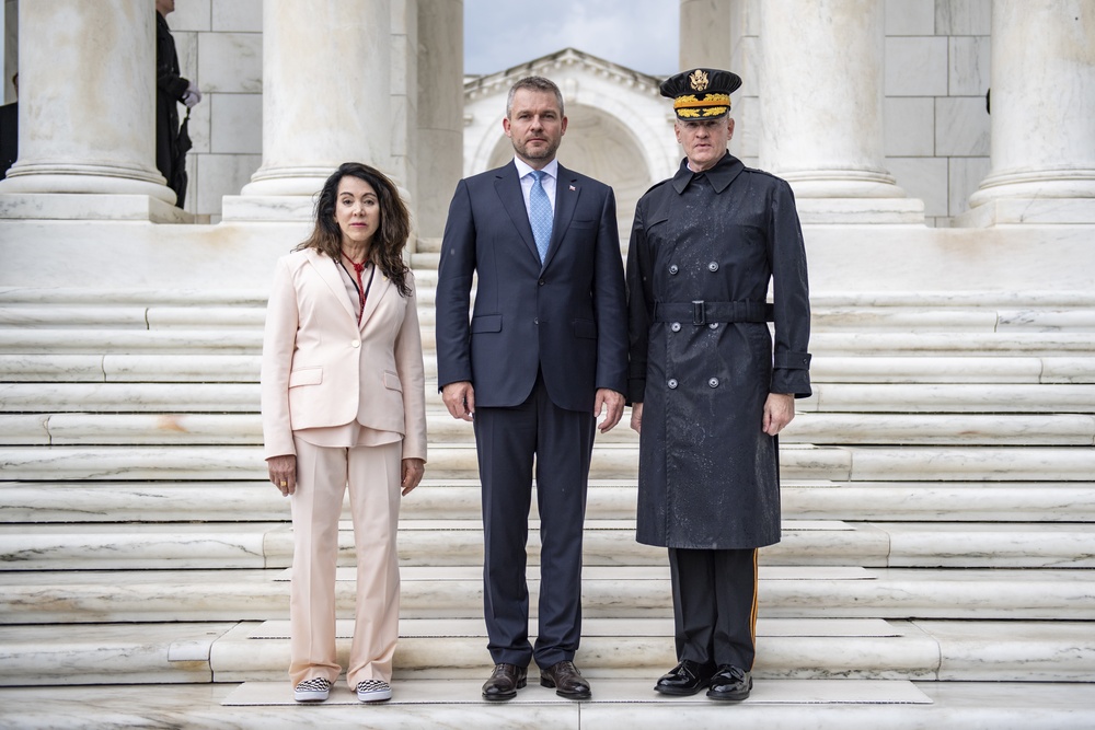 Prime Minister of Slovakia Peter Pellegrini Participates in a Wreath-Laying at the Tomb of the Unknown Soldier