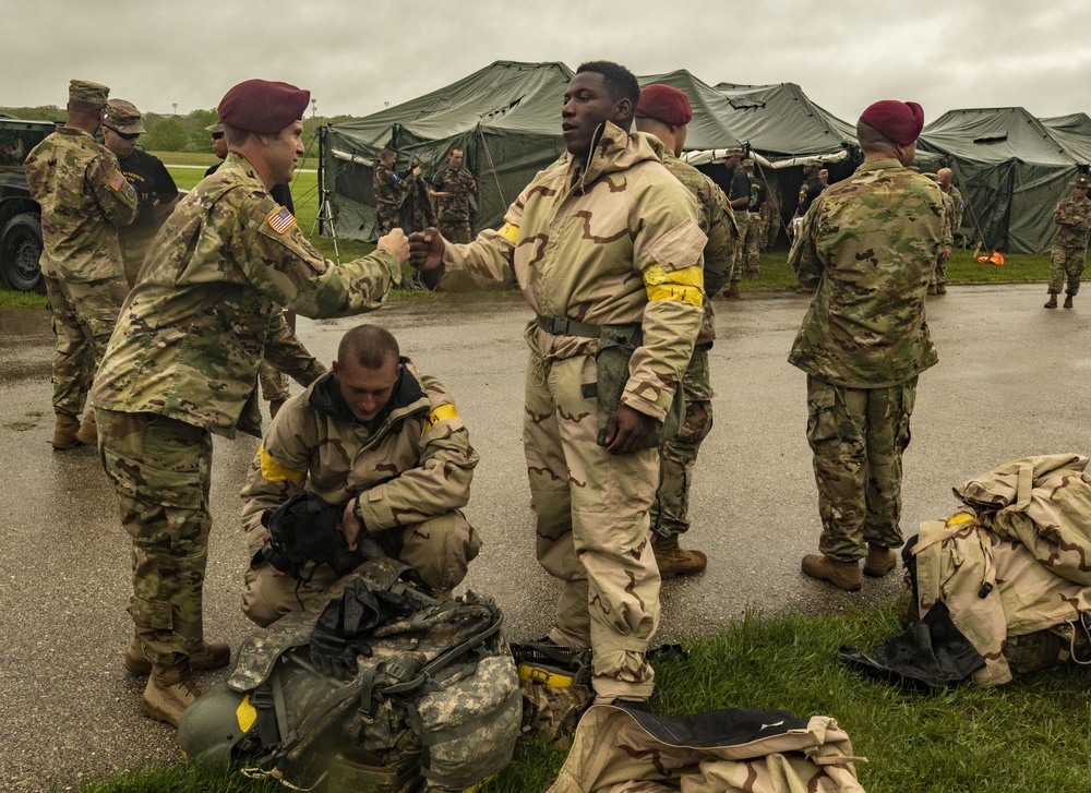 82nd Airborne Division Paratroopers complete Day 3 of the 2019 Best CBRN Warrior Competition