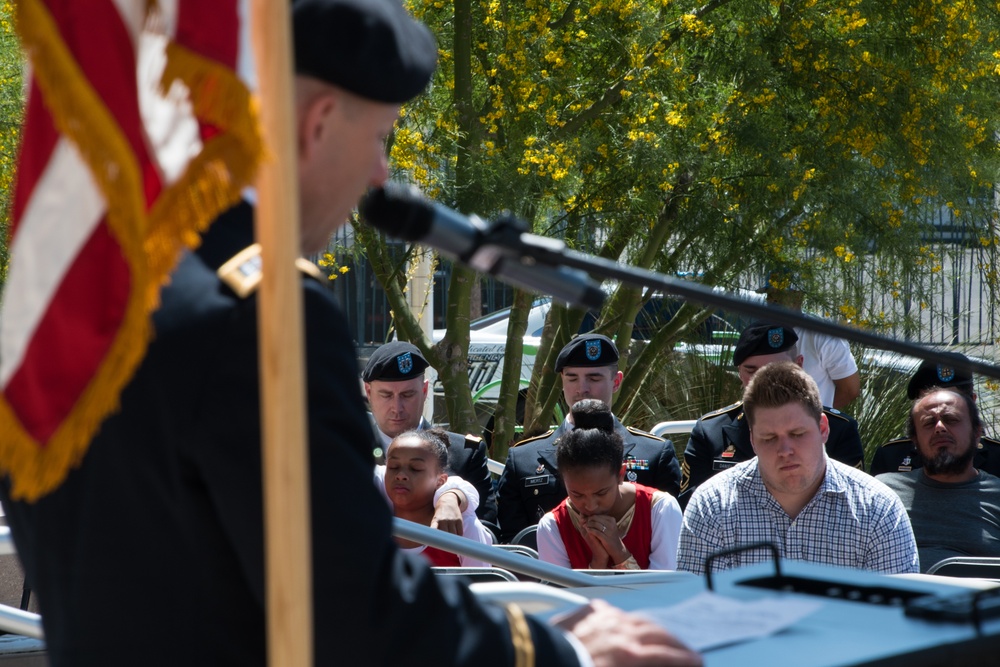 Nevada National Guard Chaplain Troy Dandrea Delivers Prayer at City of Las Vegas National Day of Prayer Ceremony
