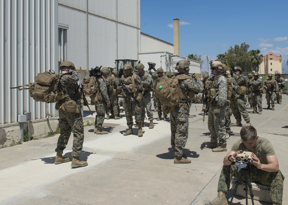 Marines Deployed onboard NAS Sigonella