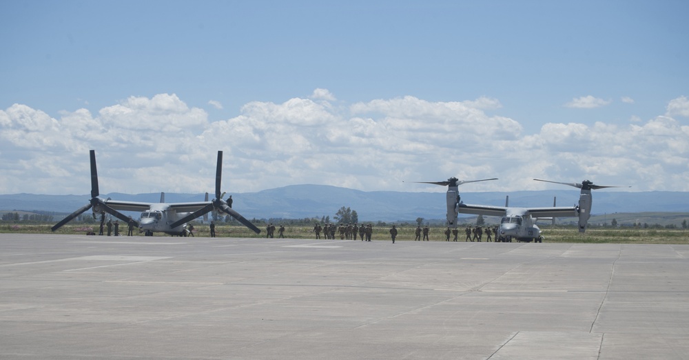 Marines Deployed onboard NAS Sigonella