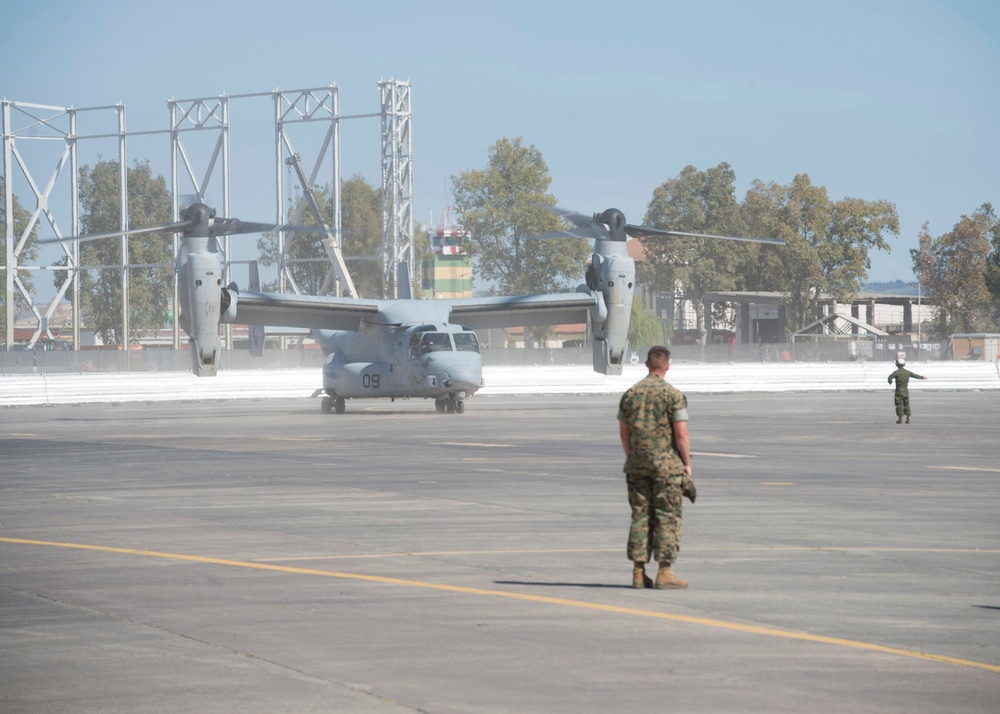 Marines Deployed onboard NAS Sigonella