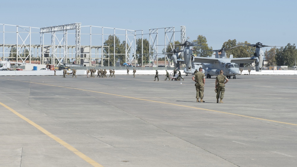 Marines Deployed onboard NAS Sigonella