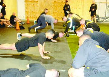 BJACH hosts Army Combat Fitness Test, Pose running training
