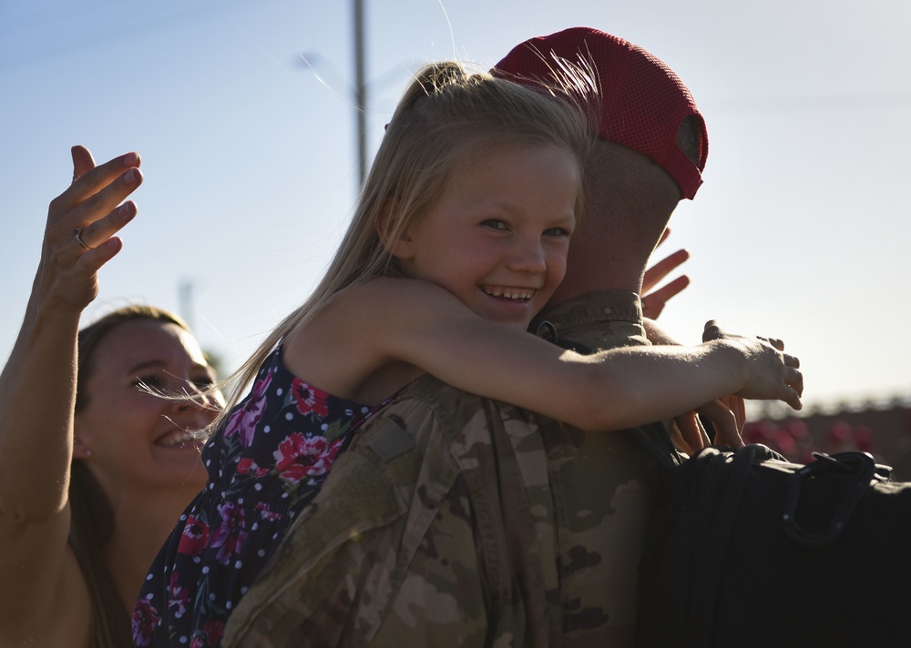 820th RED HORSE Airmen return home