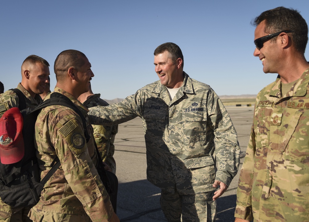 820th RED HORSE Airmen return home