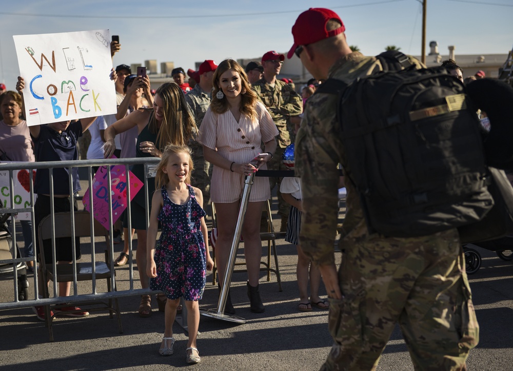 820th RED HORSE Airmen return home