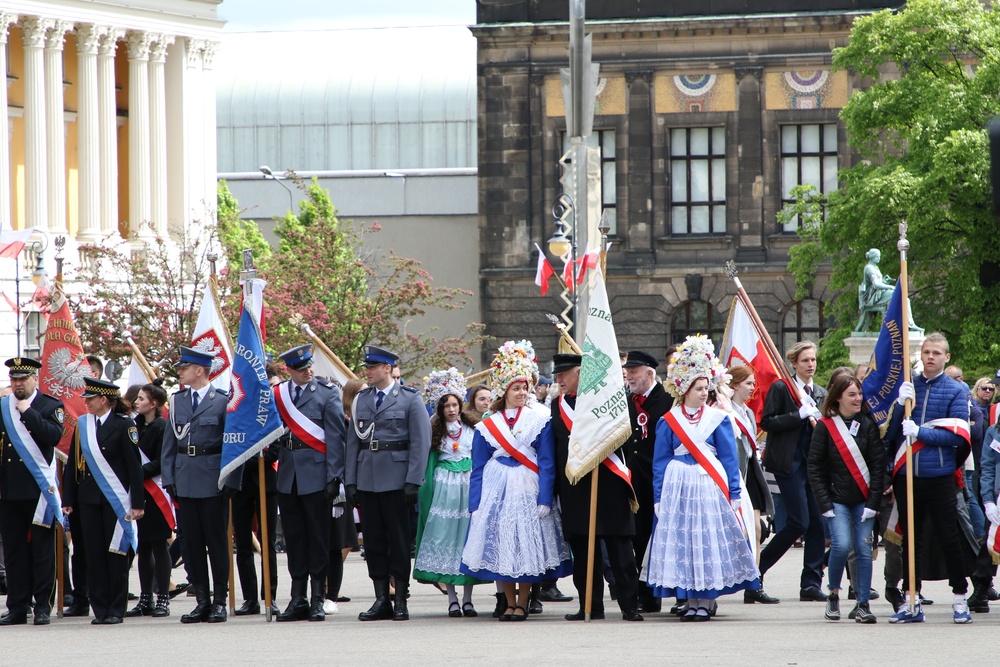 Poznan celebrates Constitution Day at Freedom Square