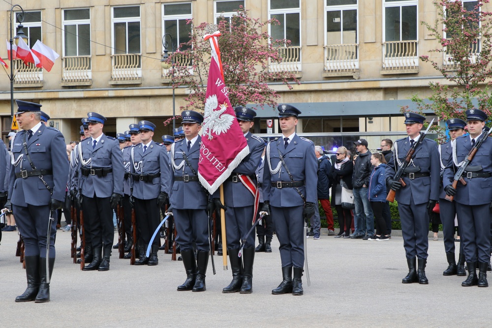 Poznan celebrates Constitution Day at Freedom Square