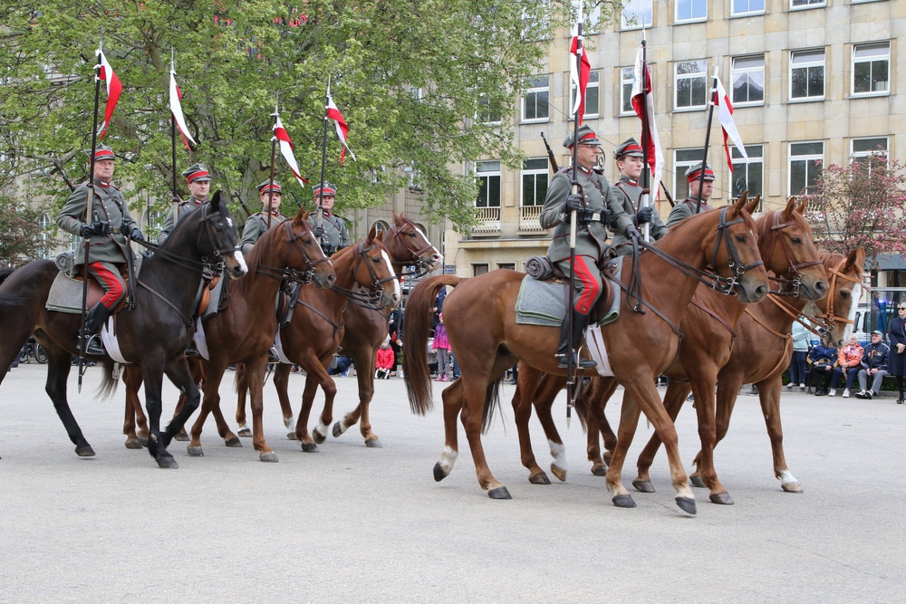 Poznan celebrates Constitution Day at Freedom Square