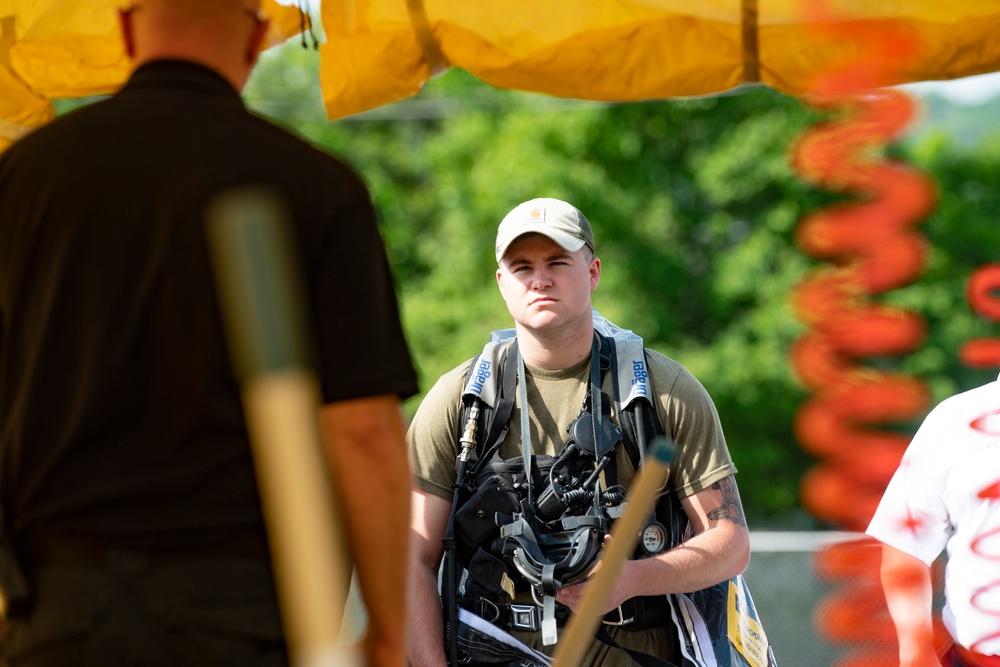 35th Civil Support Team, Charleston Fire Department conduct joint HAZMAT training