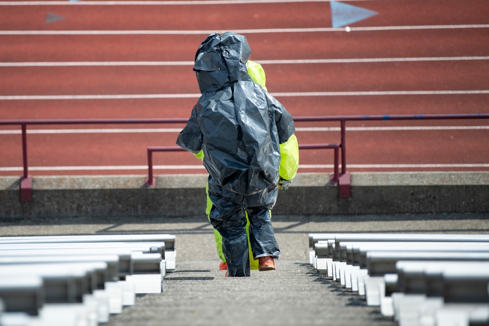 35th Civil Support Team, Charleston Fire Department conduct joint HAZMAT training