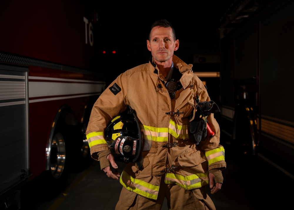 Firefighter of 27 years focuses on safety, mentors Airmen