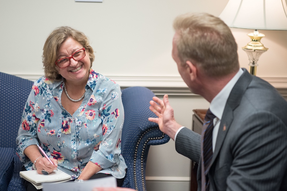 ASD speaks to reporters at the Pentagon