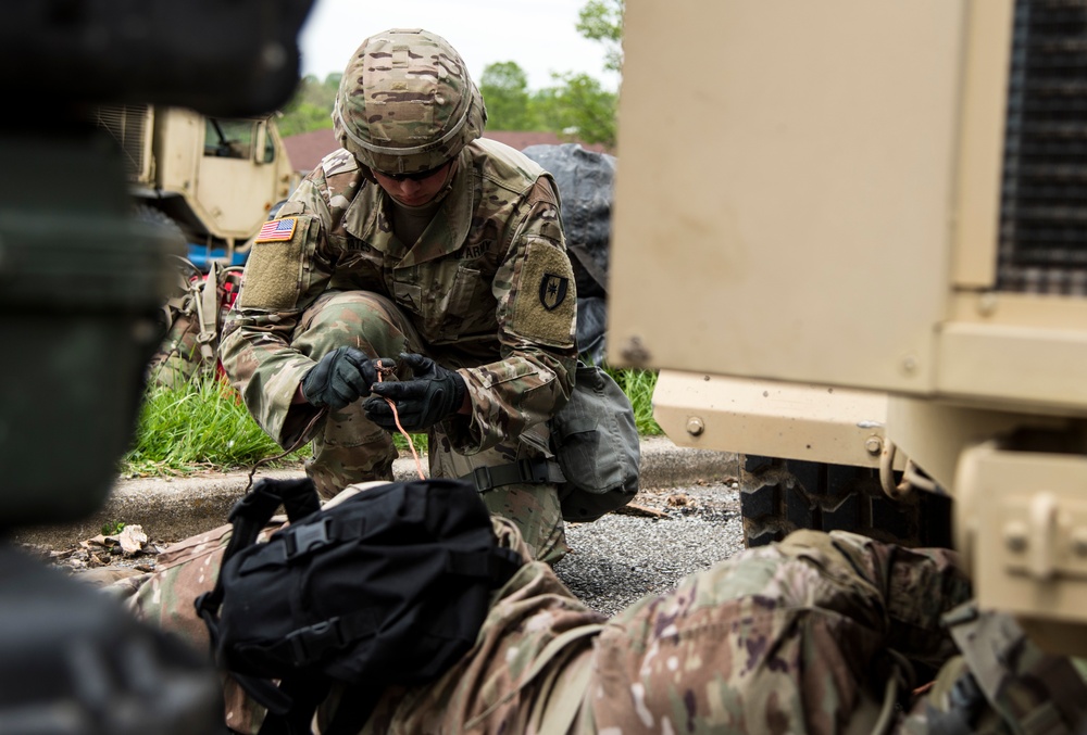 Soldiers Practice Mass Casualty Decontamination