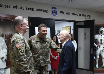Euel Akins, World War II, 10th Mountain Division veteran, receives hero’s welcome at Fort Drum