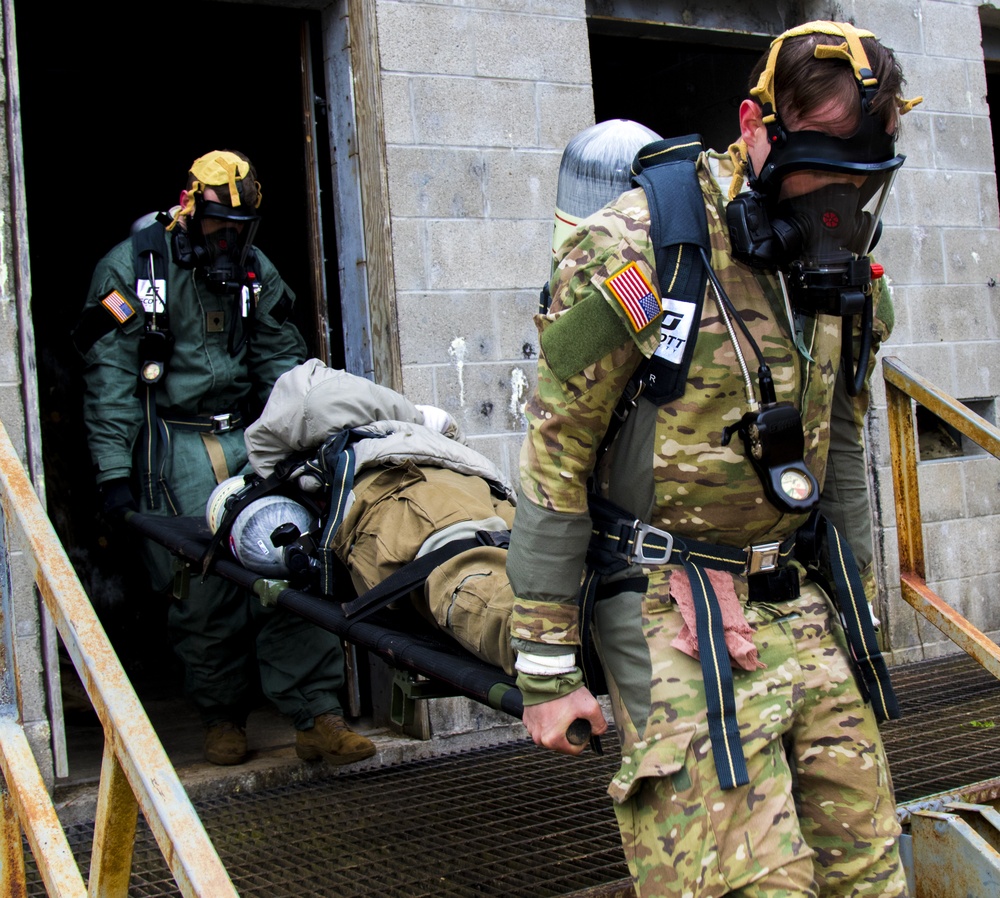460th Chemical Co. practices hazard response