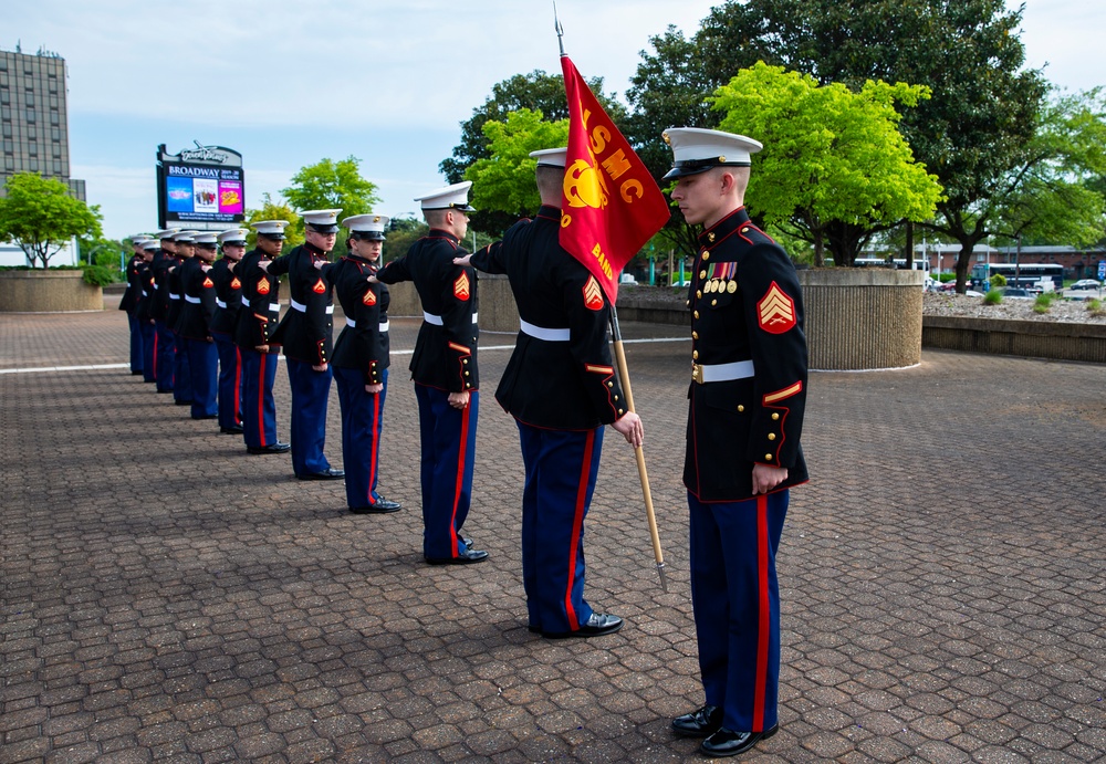 Vriginia International Tatto Dress Blues Inspection