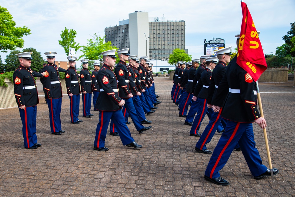 Vriginia International Tatto Dress Blues Inspection